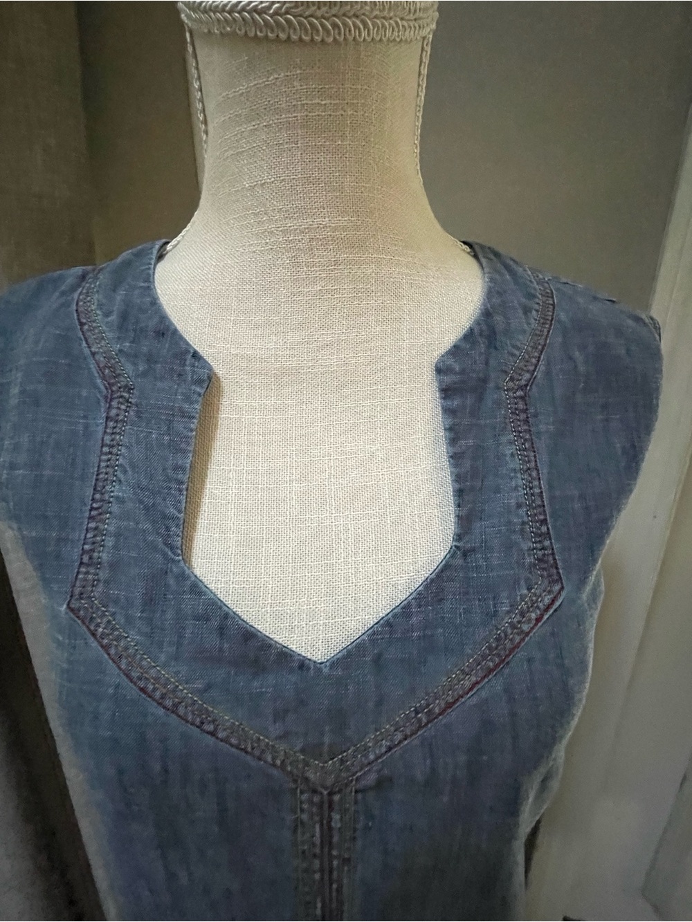 Hot Style Denim Dress Trina Turk Mini Dress - Picture 8 of 11